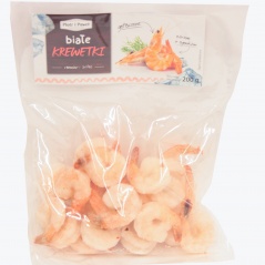 Krewetka Vanamei biała gotowana obrana z ogonkiem 31/40 Piotr i Paweł