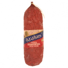 Kiełbasa krakowska extra krakus ( tylko w plastrach ) 