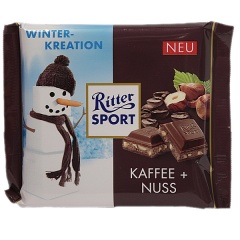 Czekolada mleczna z kremem kawowym i orzechami 