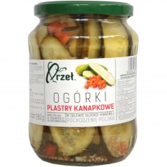 Ogórki plastry kanapkowe Orzeł 