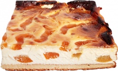 Sernik z brzoskwiniami 