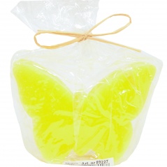 Świeca - motyl 8 ( żółta ) 