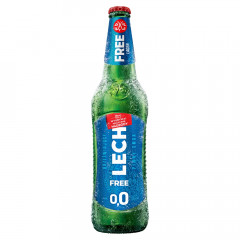Piwo Lech Free 0% do ceny doliczana jest kaucja 1 zł 