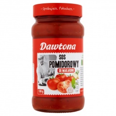 Sos pomidorowy klasyczny do makaronu 550g Dawtona