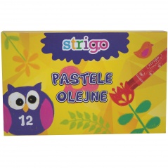 Strigo pastele olejne 12 kolorów