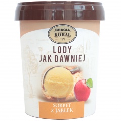 Lody jak dawniej sorbet z jabłek 