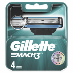 Gillette Mach3 ostrza (4 SZT)