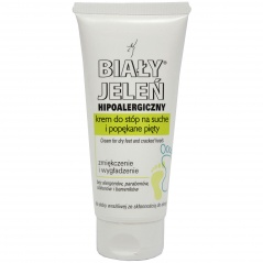 Krem do stóp Biały Jeleń suche i popękane pięty 