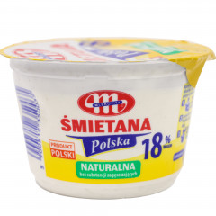 Mlekovita Śmietana Polska 18% tł. 200g