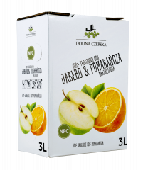 Sok 100% Dolina Czerska nfc jabłko pomarańcza 3l 