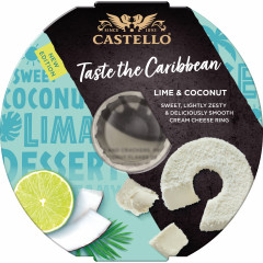 Serek Castello dekorowany limonka kokos 
