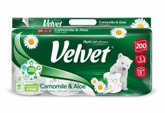 Papier toaletowy velvet excellence rumianek i aloes 3w 8szt 