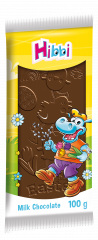 Czekolada mleczna Hibbi forma 100g
