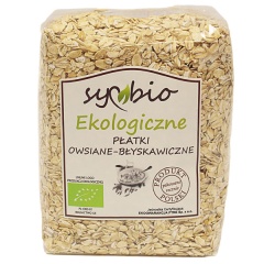Platki owsiane błyskawiczne ekologiczne Symbio