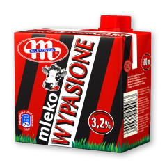 Mlekovita Mleko UHT Wypasione 3,2% tł. 500ml