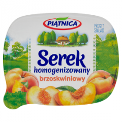 Serek homogenizowany Piątnica brzoskwiniowy 