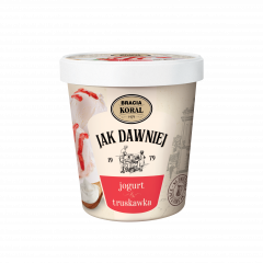 Lody Bracia Koral jogurt & truskawka 450ml 