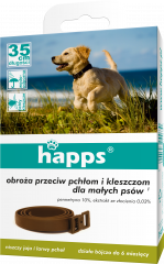 HAPPS - obroża przeciw pchłom i kleszczom dla małych psów