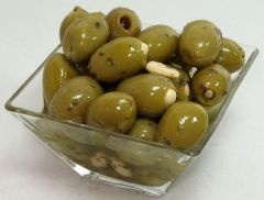 Oliwki zielone z migdałami 