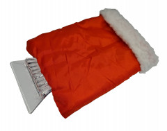 Skrobak do szyb z rękawicą polar