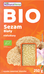 Naturavena Sezam niełuskany biały 250g BIO