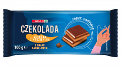 Czekolada Spar mleczna nadzienie karmelowe 