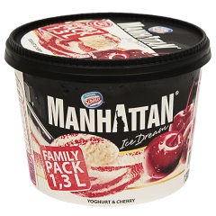 Lody manhattan jogurtowo-wiśniowe 