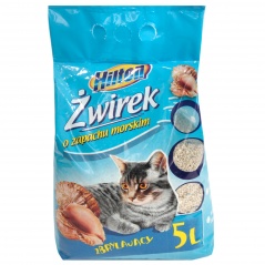 Żwirek dla kota zbrylajacy zapach 