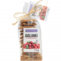 Ciastka jaglanki z żurawiną. 