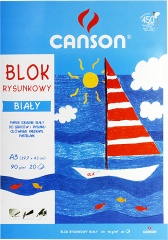 Blok rysunkowy a3 biały 