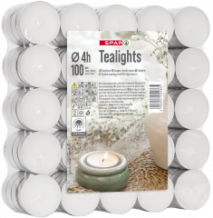 Podgrzewacz Spar tealights 4h 100szt 