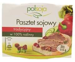 POLSOJA PASZTET SOJOWY CLASSIC 115G