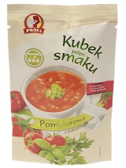 Kubek pełen smaku pomidorowa z makaronem 