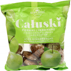 Pierniki Kopernik Całuski lukrowane nadzienie smak jabłkowy 