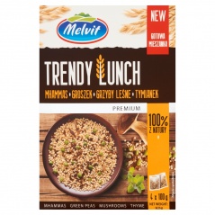 Melvit Trendy Lunch  Mhammas, groszek, grzyby leśne, tymianek 4x100g