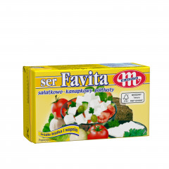 Mlekovita ser Favita 12% tłuszczu 270g (24szt.)