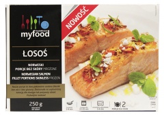 Łosoś Norweski porcje bez skóry Myfood