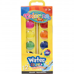 Farby akwarelowe Colorino 12 kolorów 