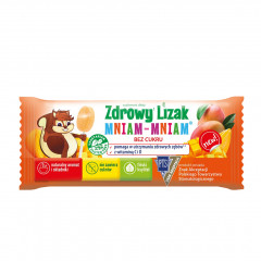 Lizak mniam-mniam zdrowy smak mango bez cukru z wit b i c  6g 