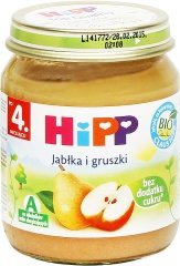 Deser Hipp jabłka i gruszki