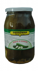 Pikle dąbrówka z cukini słoik 