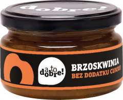 Konfitura a to dobre! z brzoskwiń bez cukru 210g 