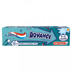 Aquafresh Advance Pasta do zębów z fluorkiem 9-12 lat 75 ml