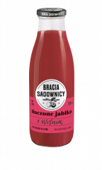 Sok bracia sadownicy tłoczone jabłko z wiśnią 750ml 