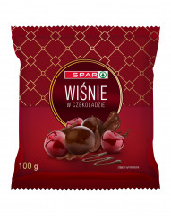 Draże Spar wiśnie w czekoladzie 