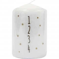 Lampion mueller advent 100x68mm biały 