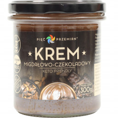 Krem do smarowania Pięć Przemian b/g keto migdał - czekolada 