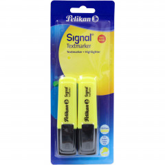 Zakreślacze pelikan signal 496 1-5mm żółty 2szt 