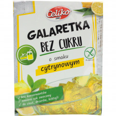 Galaretka bez cukru o smaku cytrynowym 
