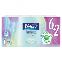 Chusteczki higieniczne Velvet Balsam Zapach "6+2"x10